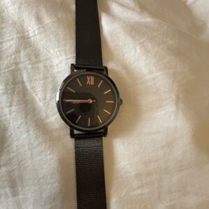 Deep Chocolate Brown Mesh Strap Watch